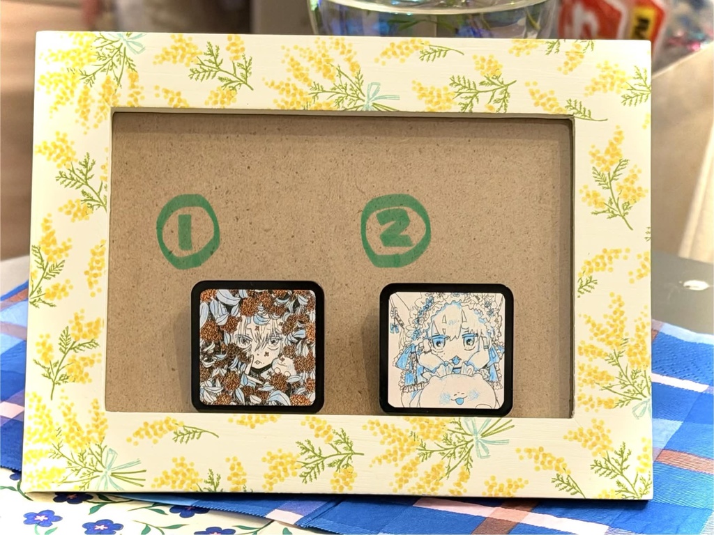 犬ですスクエアバッチ🍃✨