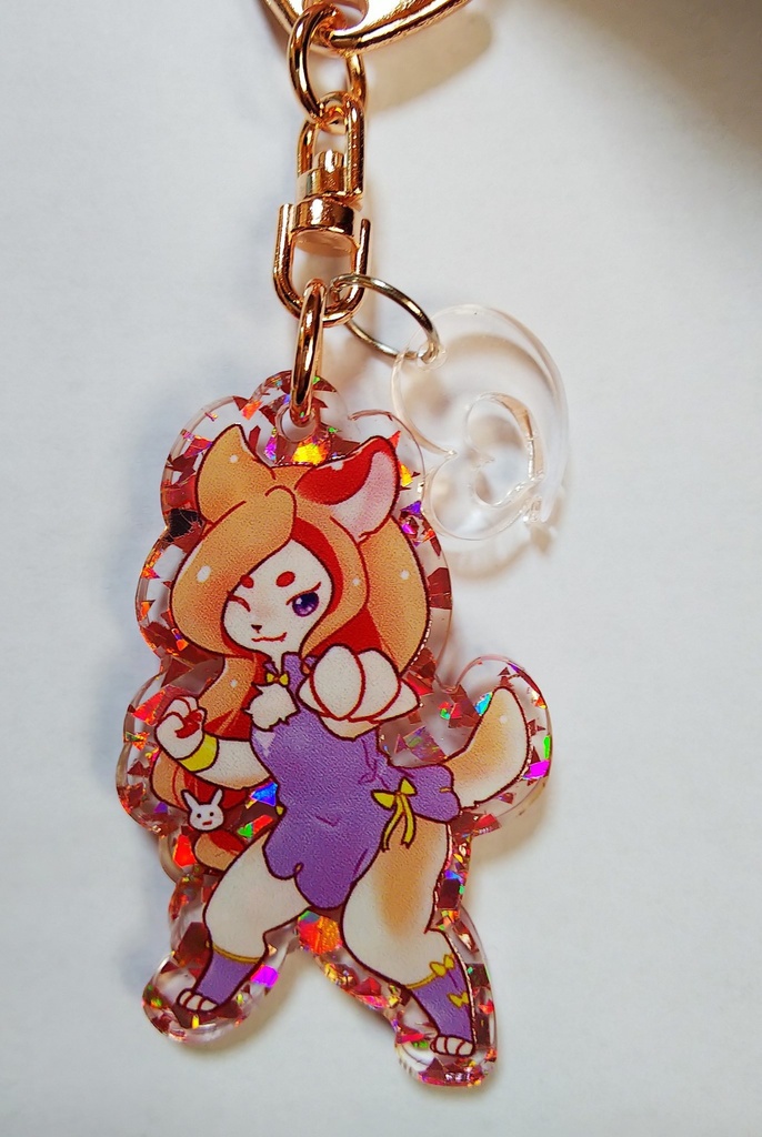 桃花アクリルキーホルダー