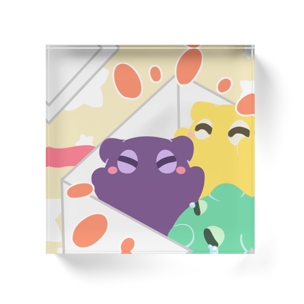 箱からバァ!メンダコちゃんアクリルブロック