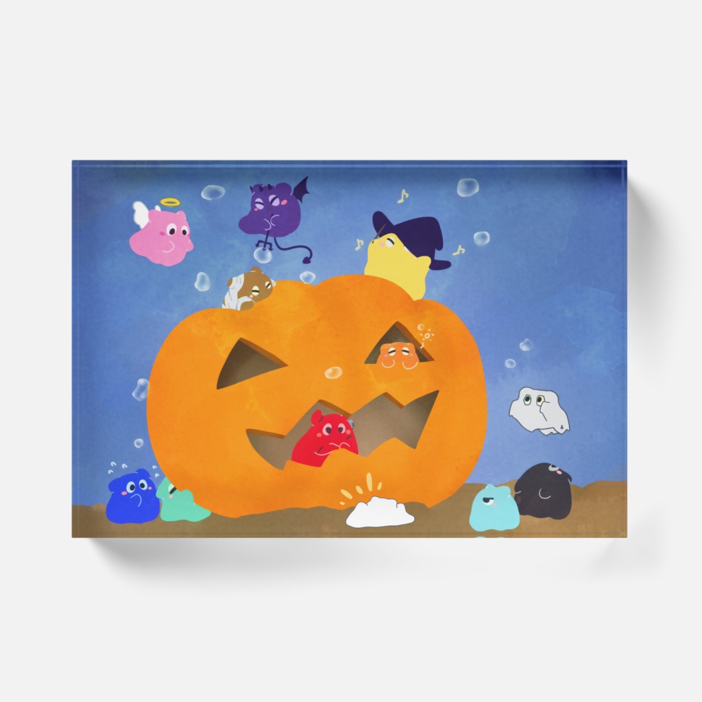 ハロウィンメンダコちゃんアクリルブロック