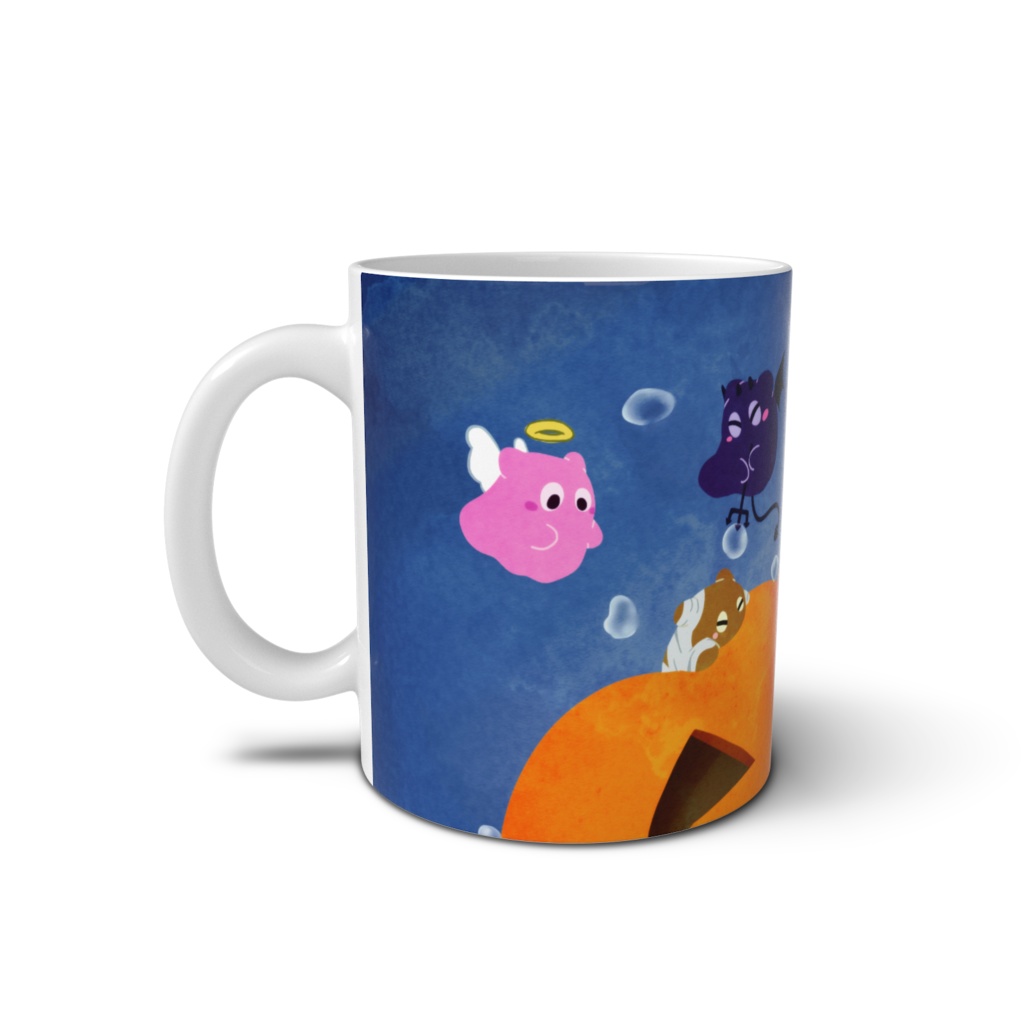 ハロウィンメンダコちゃんマグカップ