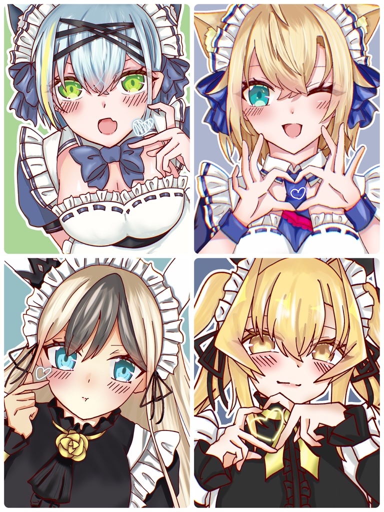 メイドポスカ4枚セット