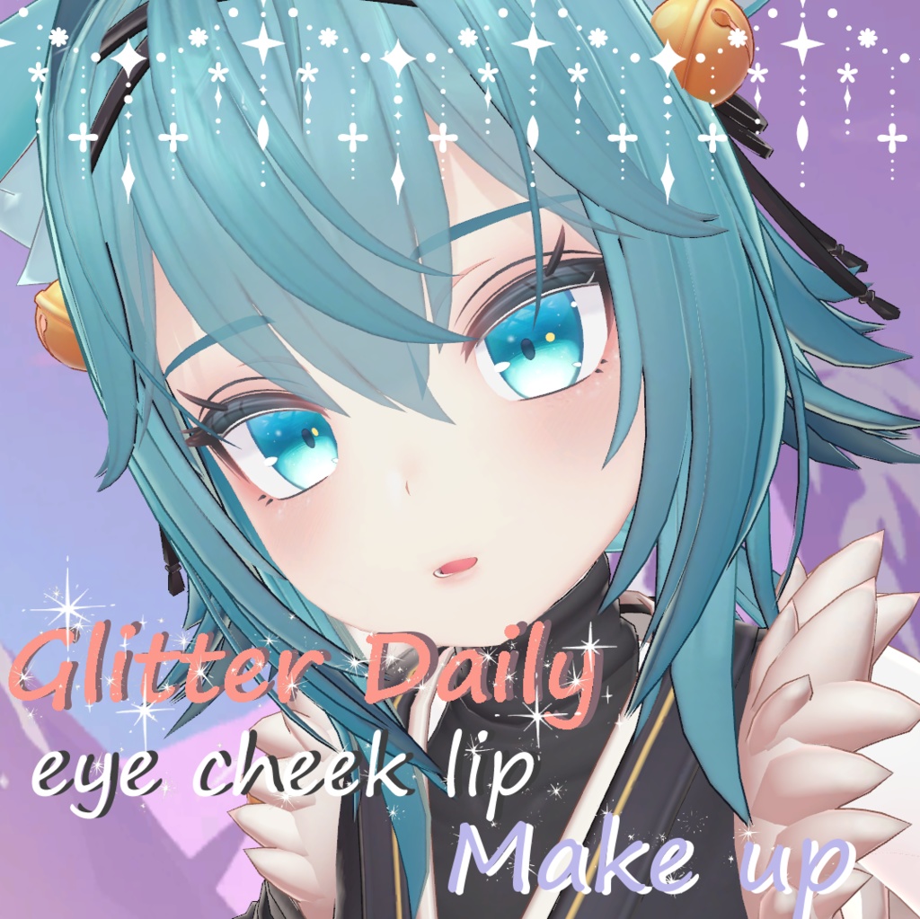 Rindo(竜胆) 転用 Free Glitter Daily eye+cheek+lip Make up