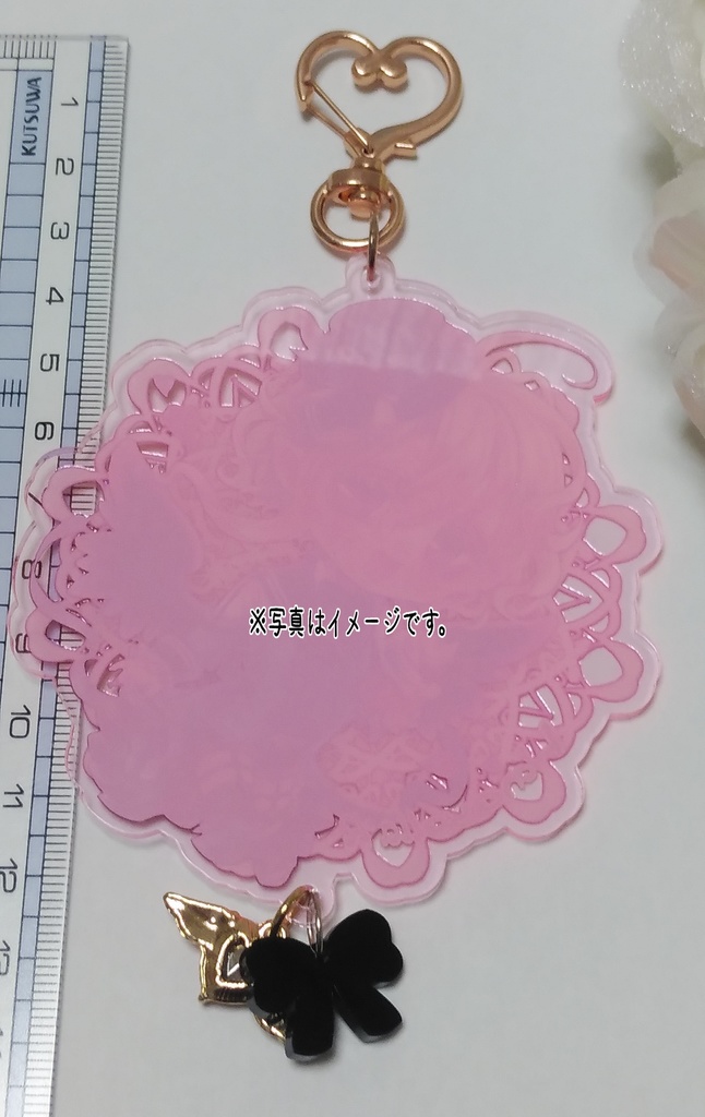 ハニエラくんアクリルキーホルダー(ちびキャラ制服ver)