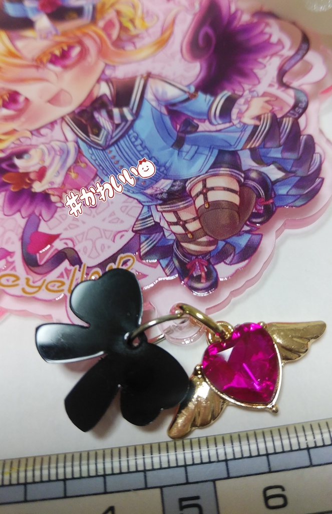 ハニエラくんアクリルキーホルダー(ちびキャラ制服ver)