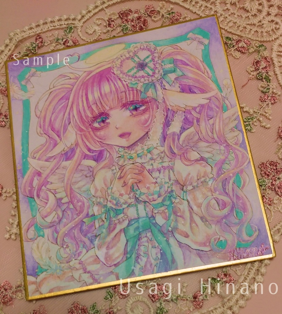 小色紙原画イラスト 口リィタ天使っこ👼