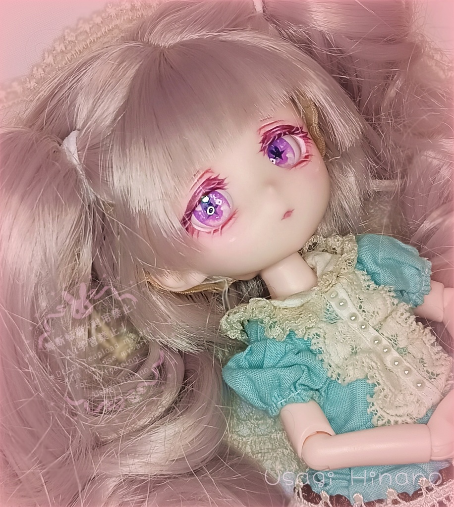 カスタムimomo doll 1/6 Dia-b(セミホワイト)  +おまけカボションアイ