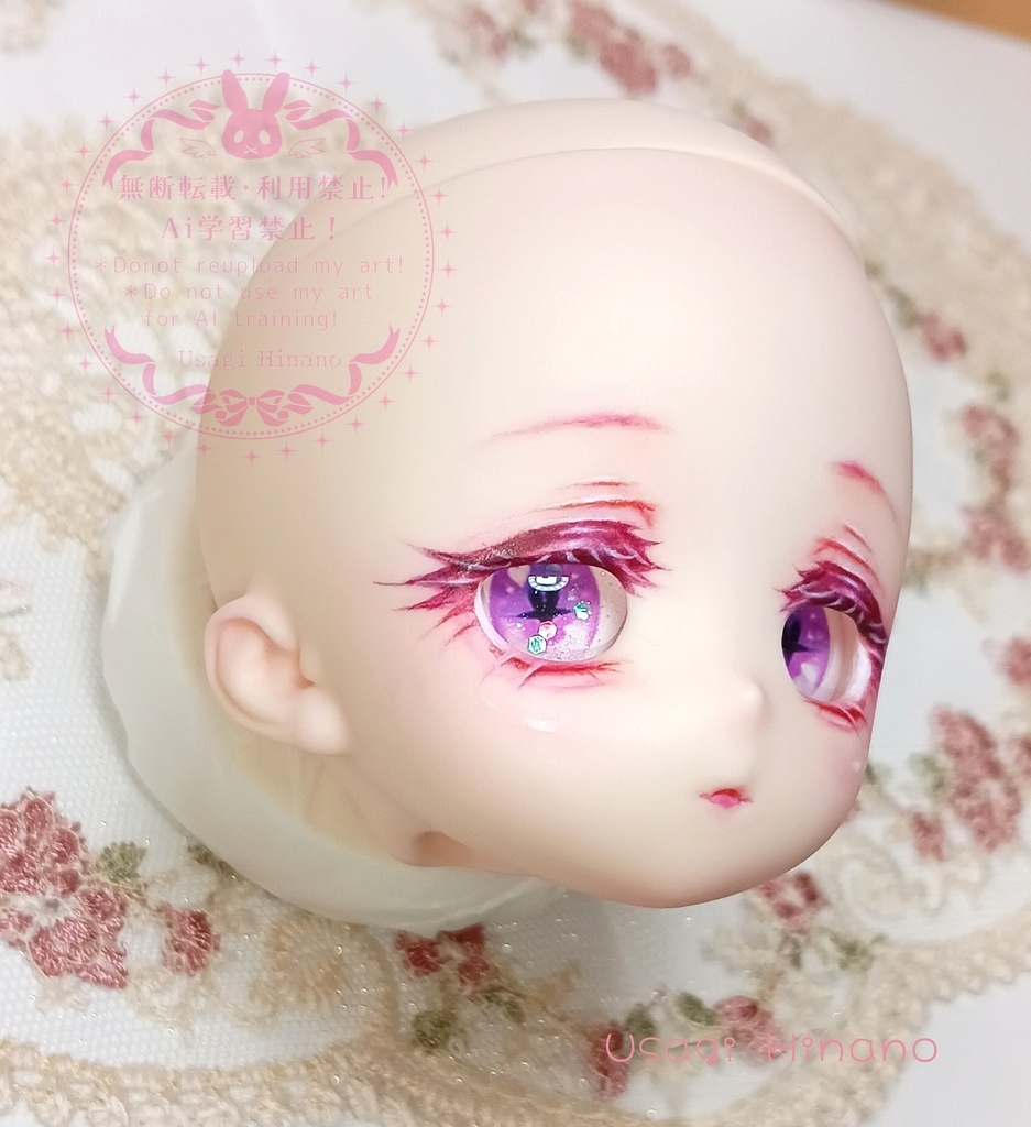 カスタムimomo doll 1/6 Dia-b(セミホワイト) +おまけカボションアイ