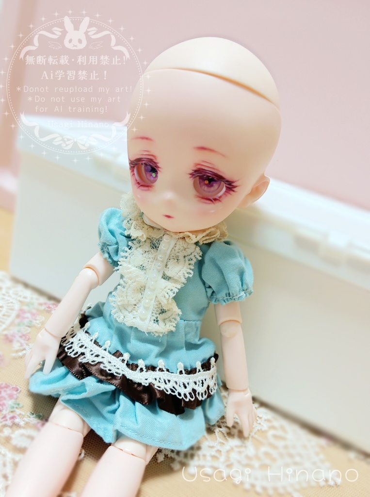 カスタムimomo doll 1/6 Dia-b(セミホワイト) +おまけカボションアイ