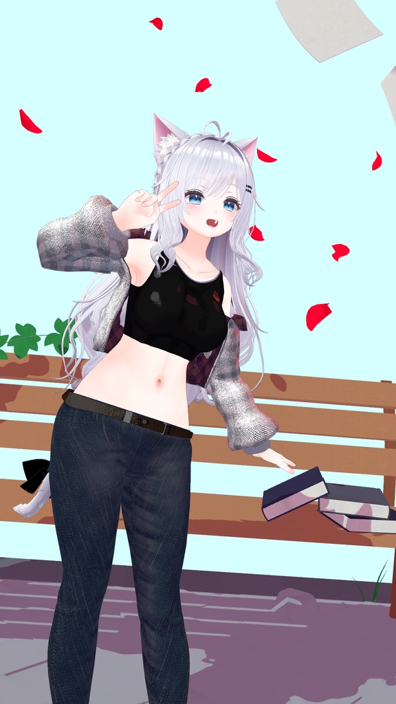 【VRC】望身ちゃん用デニム&ジャケット【望身対応】