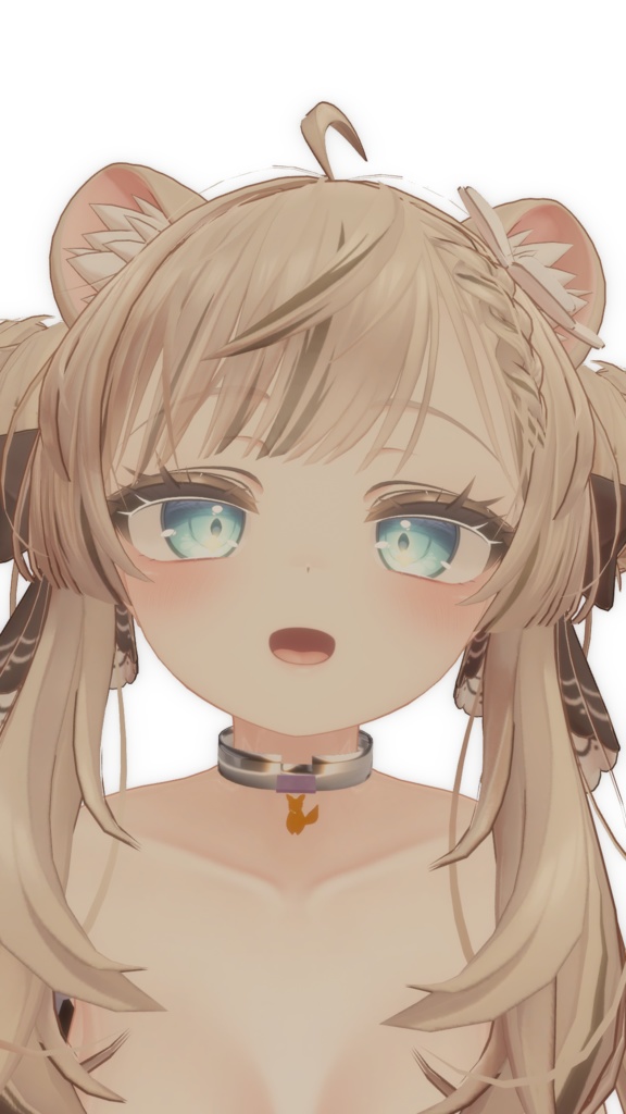 【VRC】お狐ランジェリー&狐チョーカー【マヌカ対応】