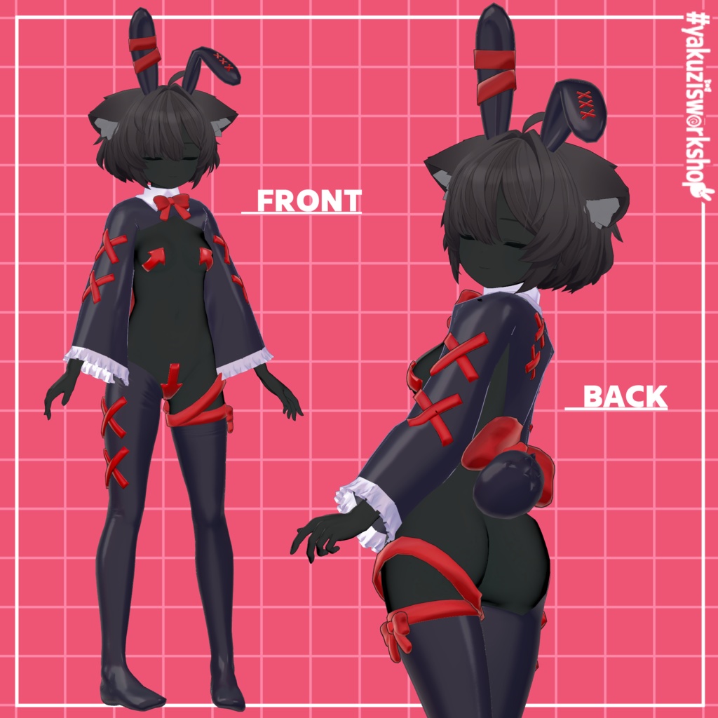 【記念sale50%OFF!】宵袖逆バニー【9アバター対応】