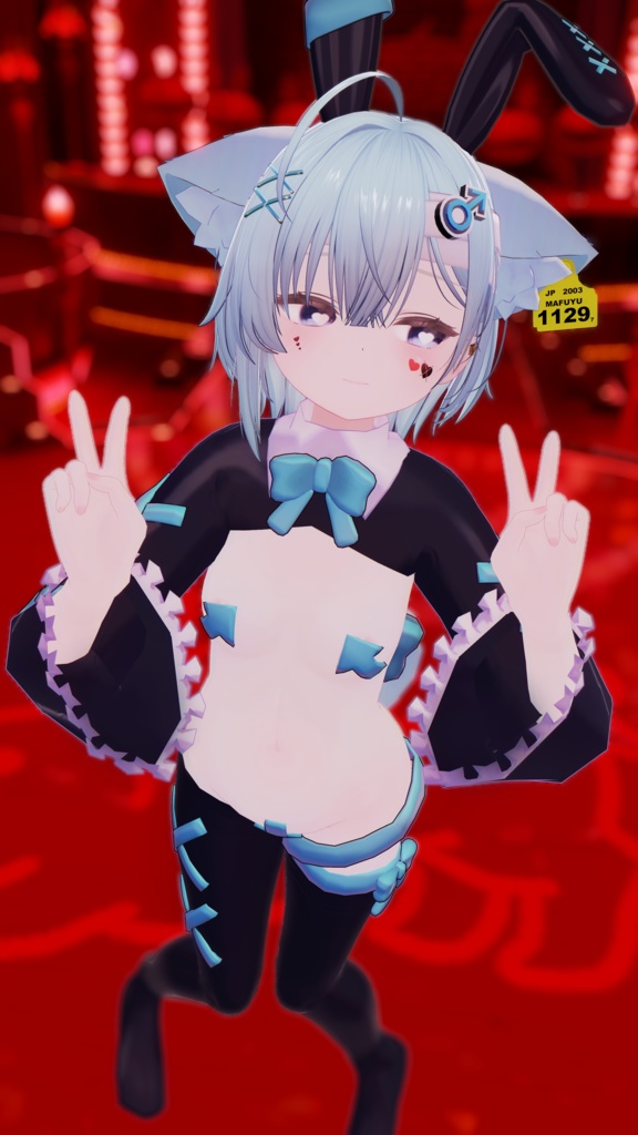 【記念sale50%OFF!】宵袖逆バニー【9アバター対応】