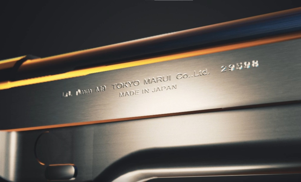 ベレッタM92F モデリング用リファレンス(ノーマルマップ含む)