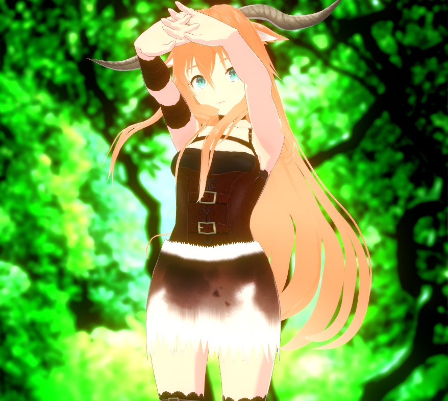 アニマルファーコートセット【カウ柄】