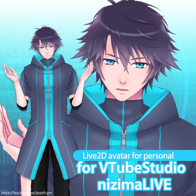 Live2Dモデル 三郎太 ver.1.2 for personal