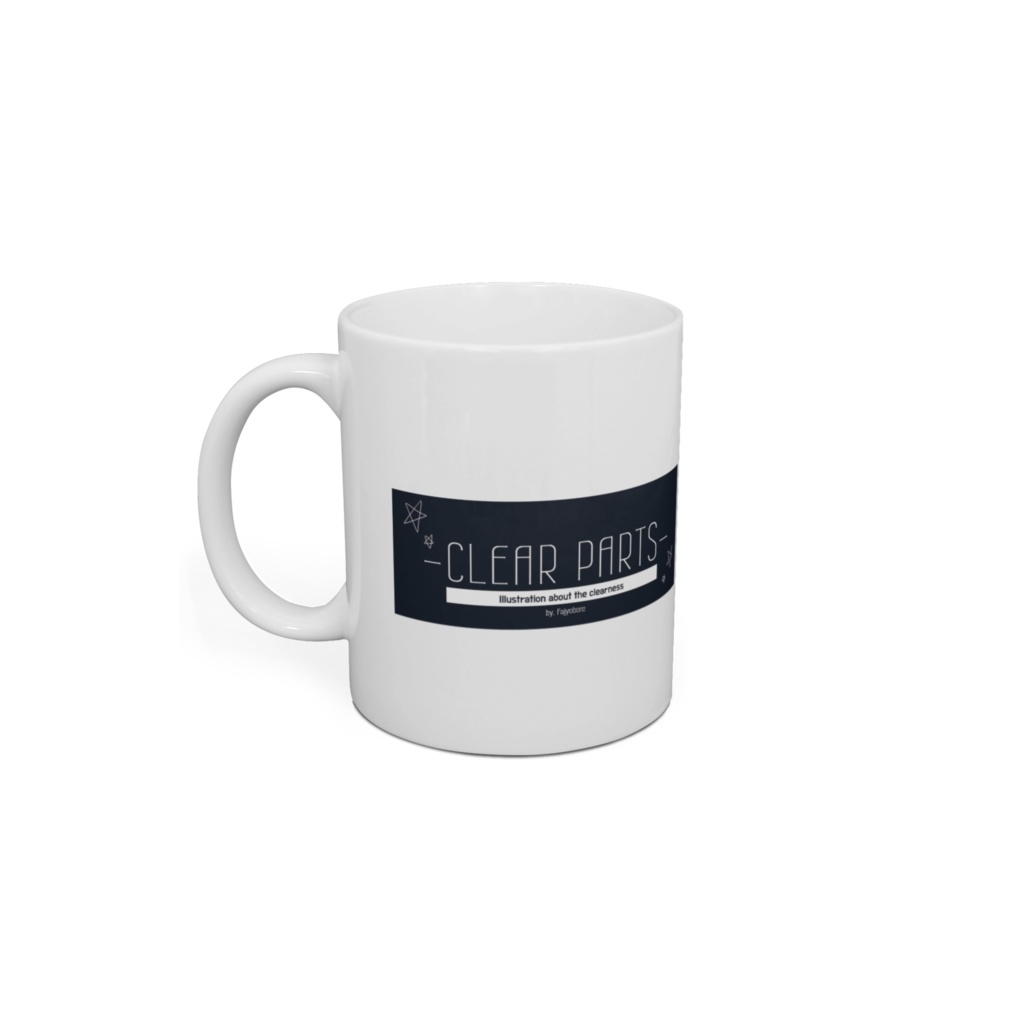 Clear part-balloonタ マグカップ