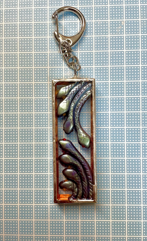 ジオラマガラスキーホルダー【ヤマタのホニャララ】