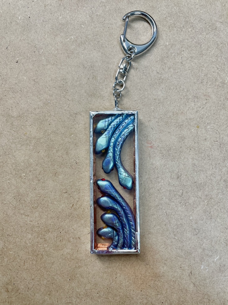 ジオラマガラスキーホルダー【ヤマタのホニャララ】