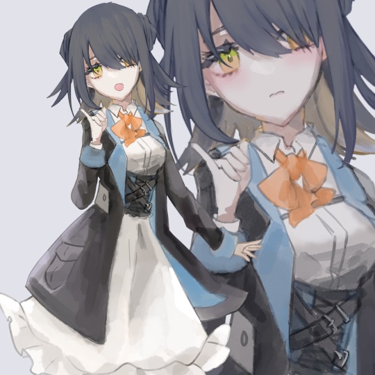 学者っぽいおちゃめな女の子の立ち絵【無料版あり/表情差分５種】