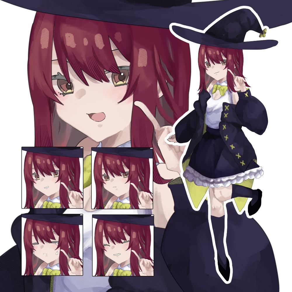 魔女っぽい立ち絵素材