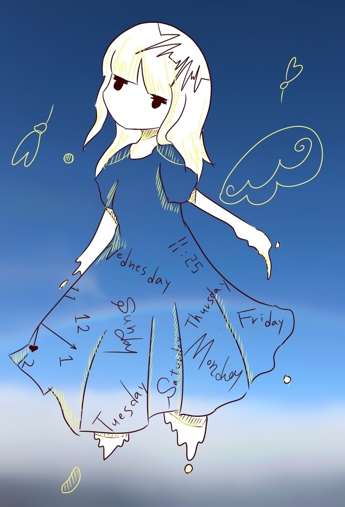 時間を溶かす天使のアクキー