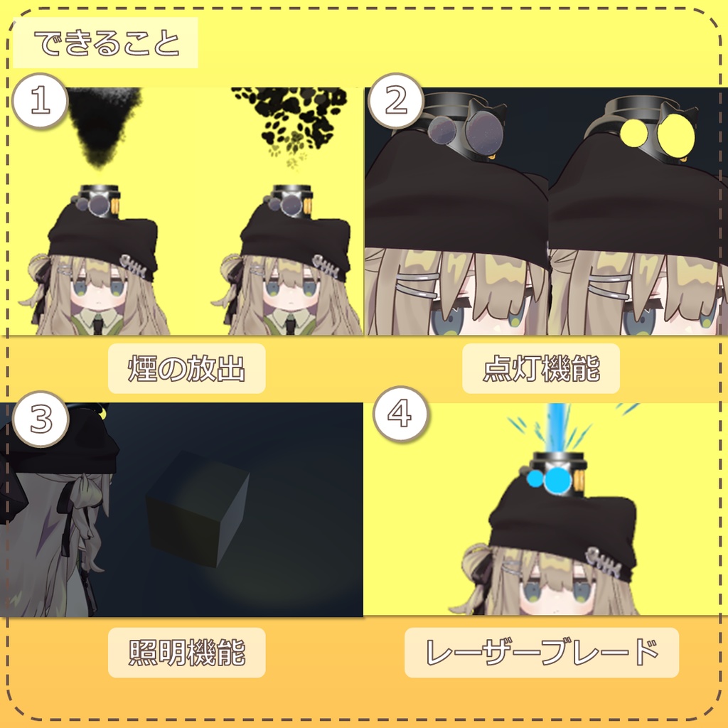 きぷえるのえんとつ【VRC向け ModularAvatar使用】+燃料費