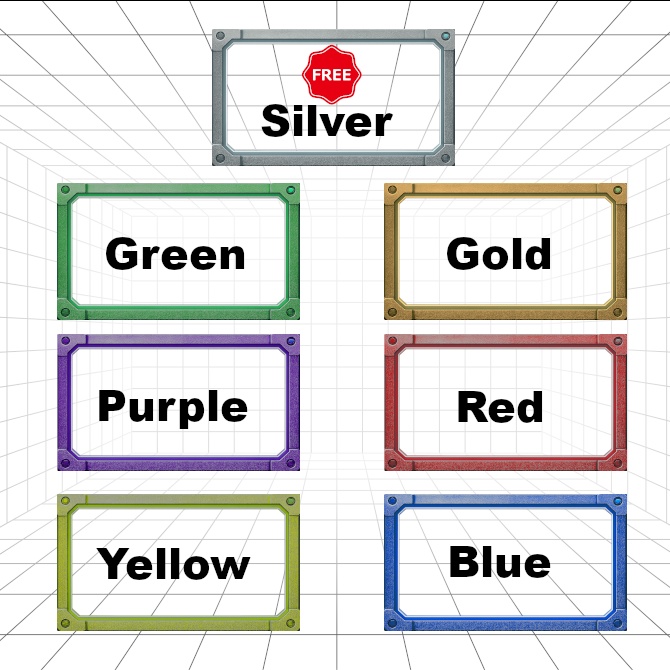 【無料版あり】YouTubeサムネイル用フレーム『メタル・フレーム3』