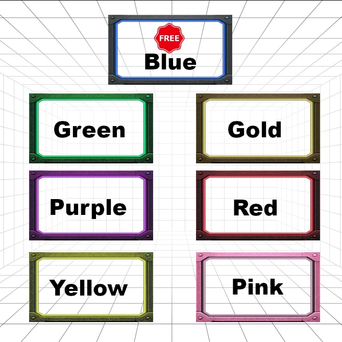 【無料版あり】YouTubeサムネイル用フレーム『メタルネオン』