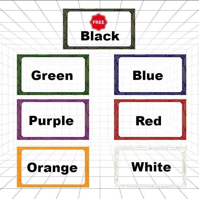 【無料版あり】YouTubeサムネイル用フレーム『サーキット・フレーム』