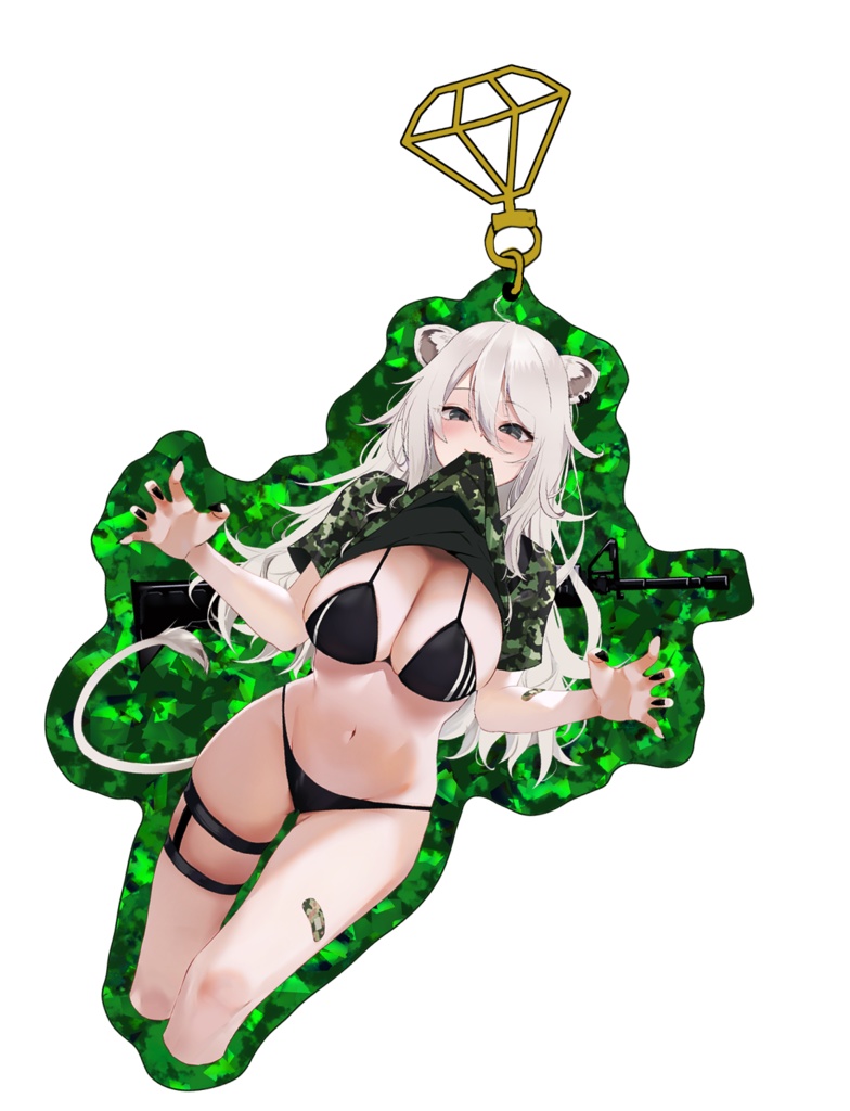 ししろんアクリルキーホルダー