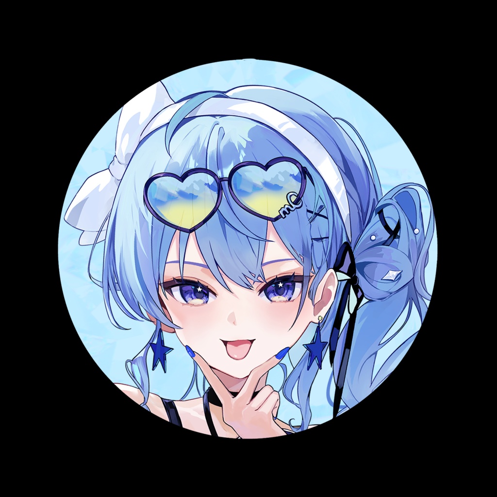 【C108】缶バッジ/すいちゃん・ノーマル【非公式】