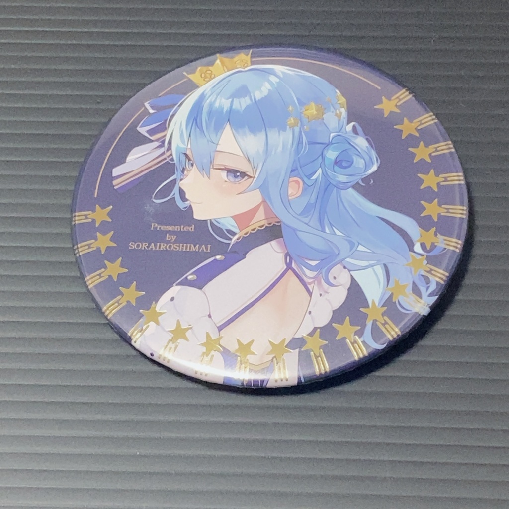 星街すいせい箔押し缶バッジ【非公式】