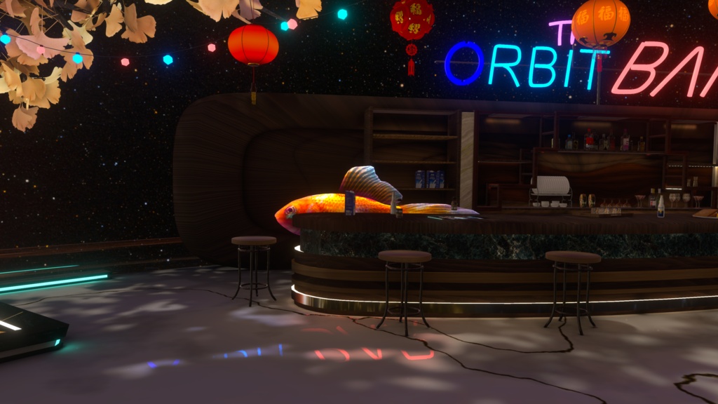 【VRChat】動く金魚|UnityPackage + Blender