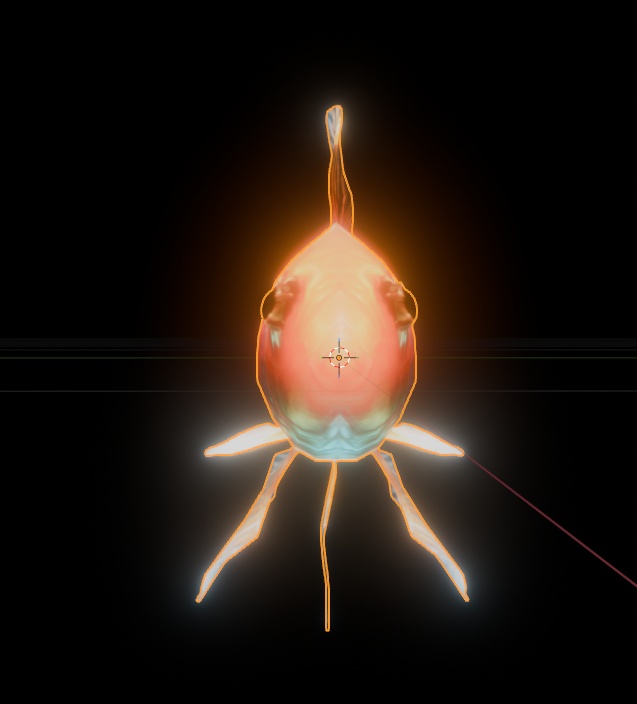 【VRChat】動く金魚|UnityPackage + Blender