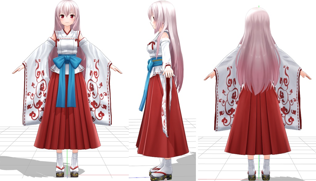 オリジナル３Dモデル「神楽」