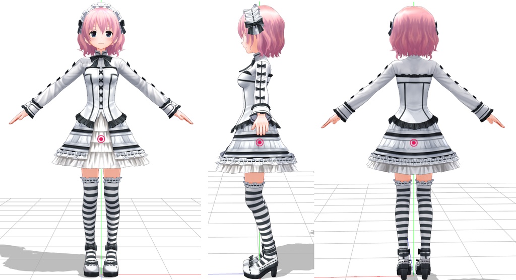 オリジナル３Dモデル「有子」