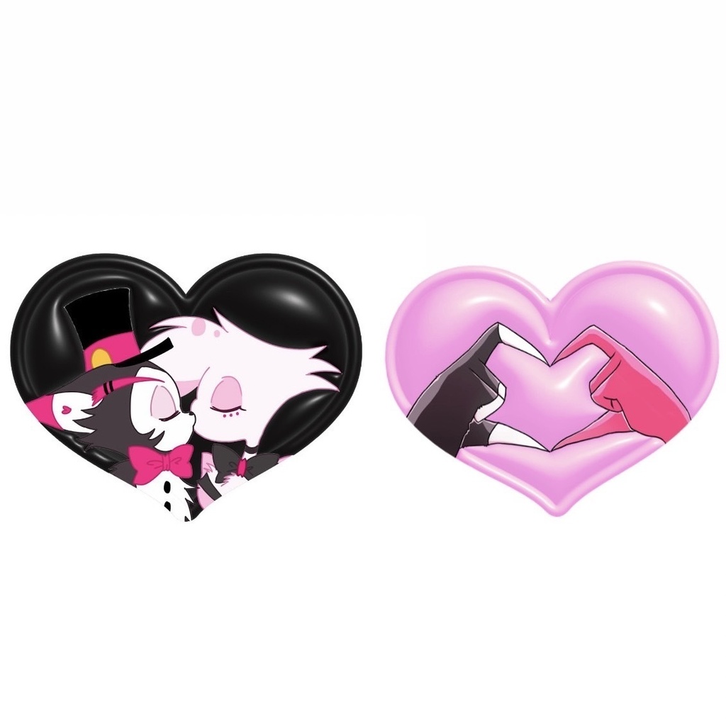 【ハスエン】チャーム付きアクリルキーホルダー