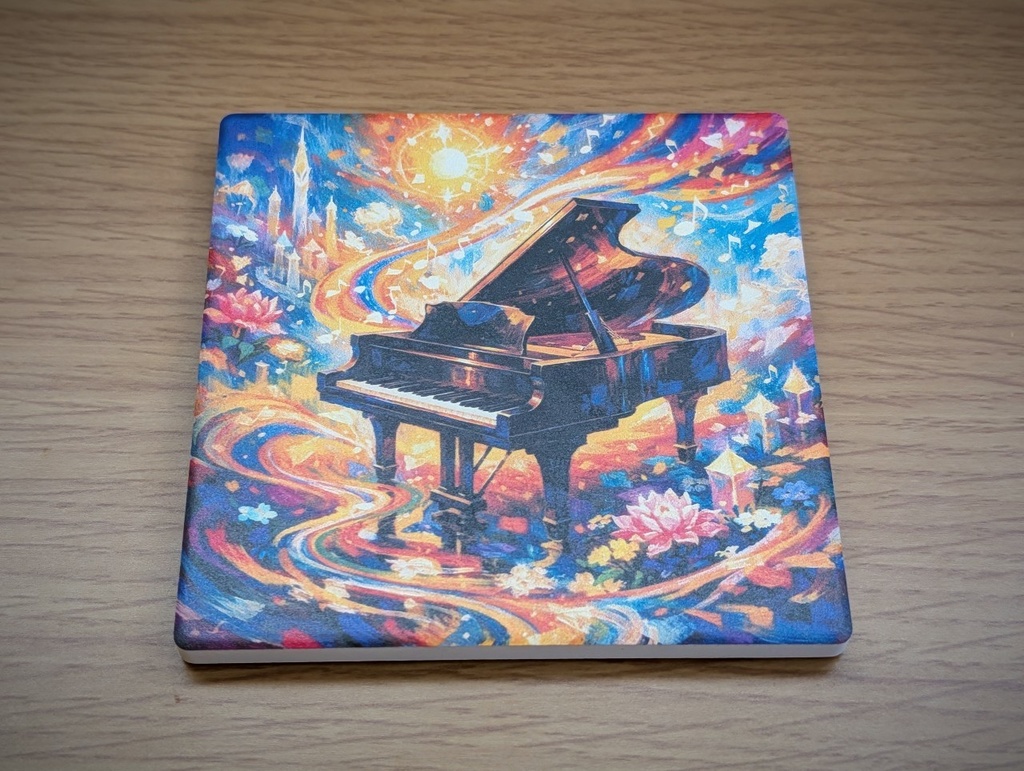 コースター・ピアノデザイン