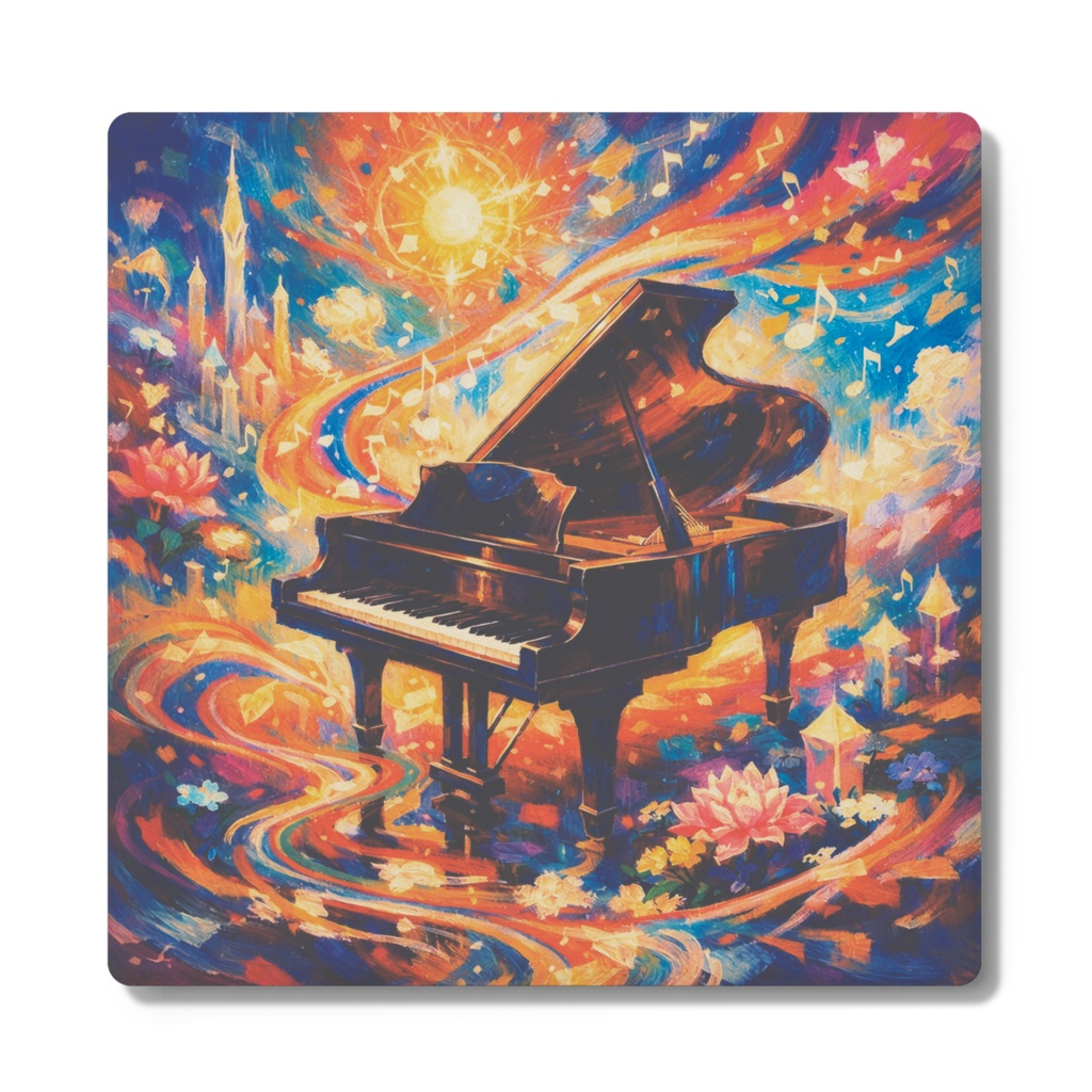 コースター・ピアノデザイン