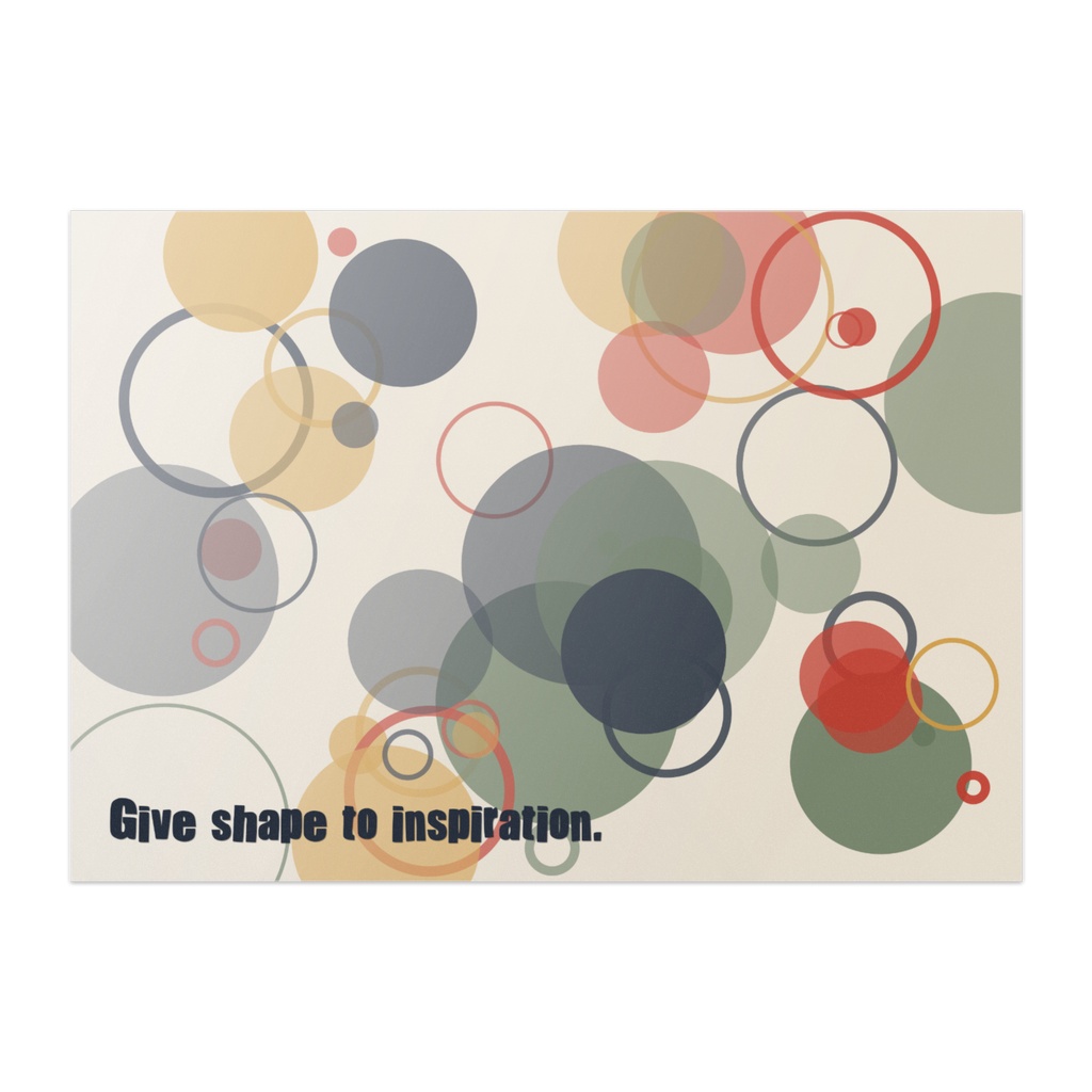 ポスター“Give Shape to Inspiration.”