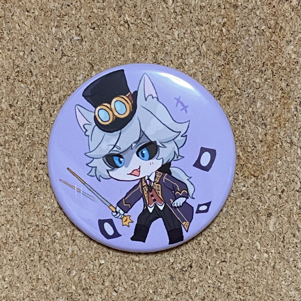 ジョゼエマ アクキー・月下缶バッジ