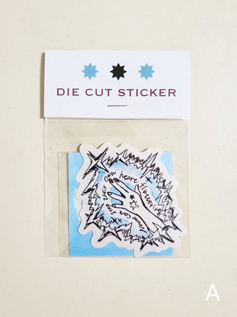 ダイカットステッカー 2枚セット