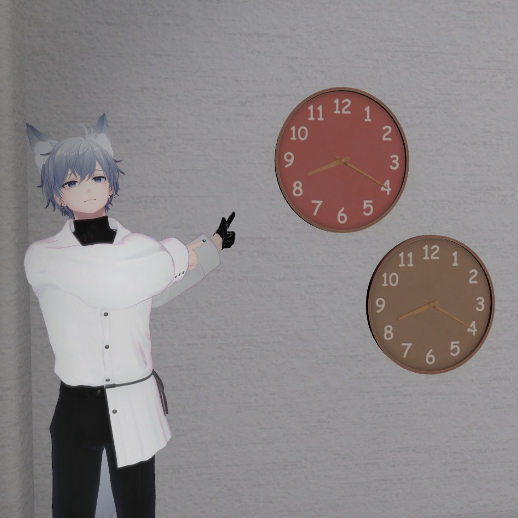 【現実時間対応】SimpleClock【VRChat】