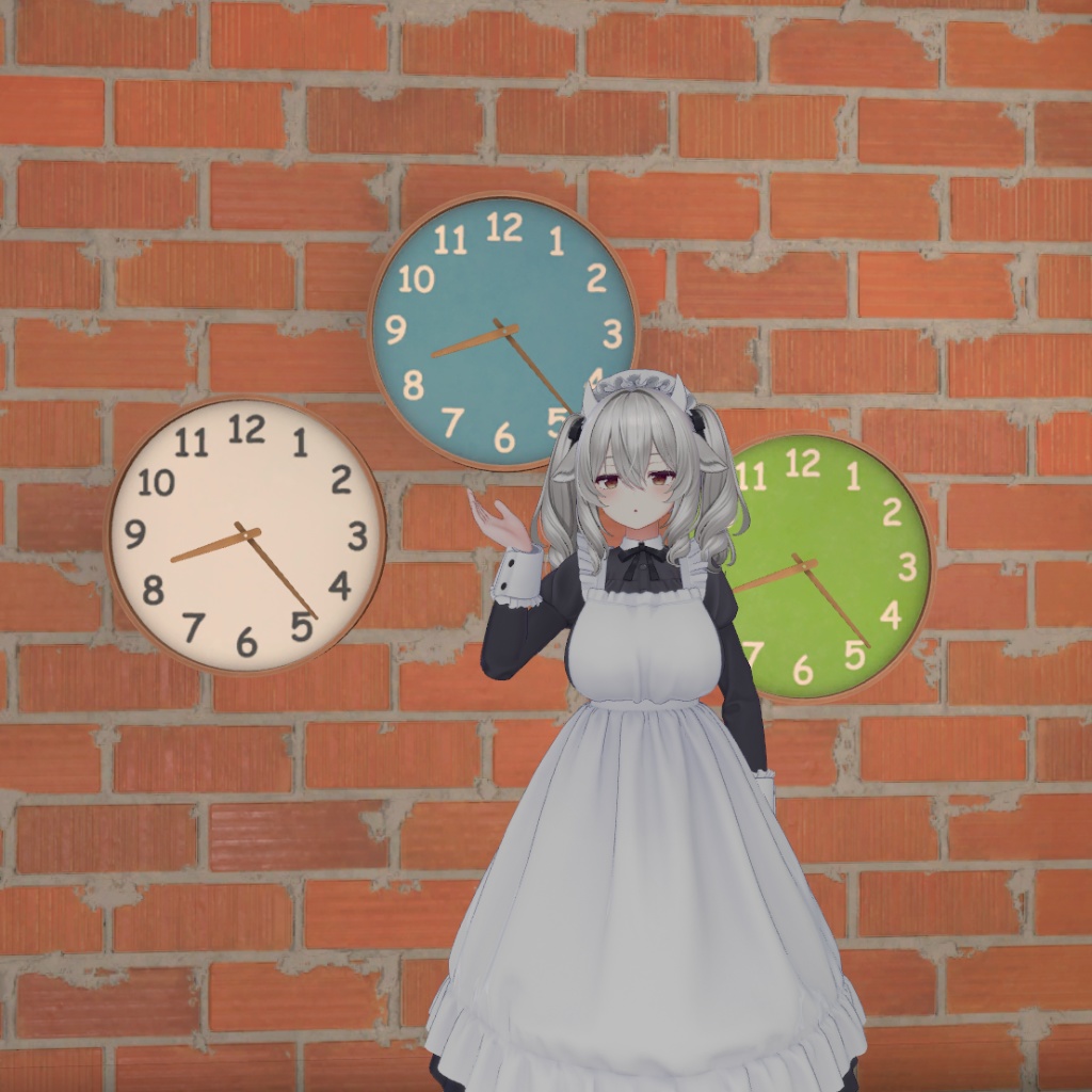 【現実時間対応】SimpleClock【VRChat】