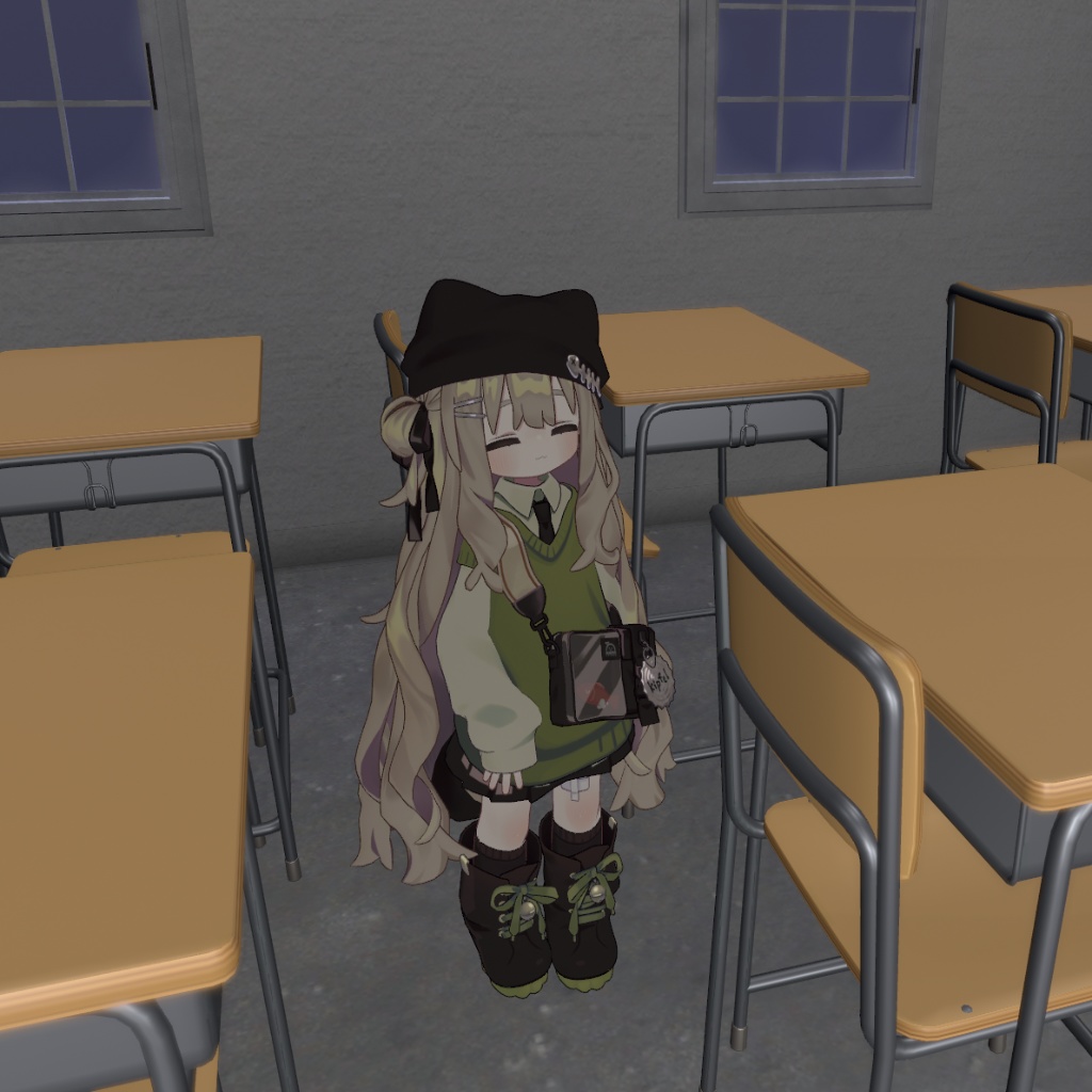教室の机と椅子【VRChat】