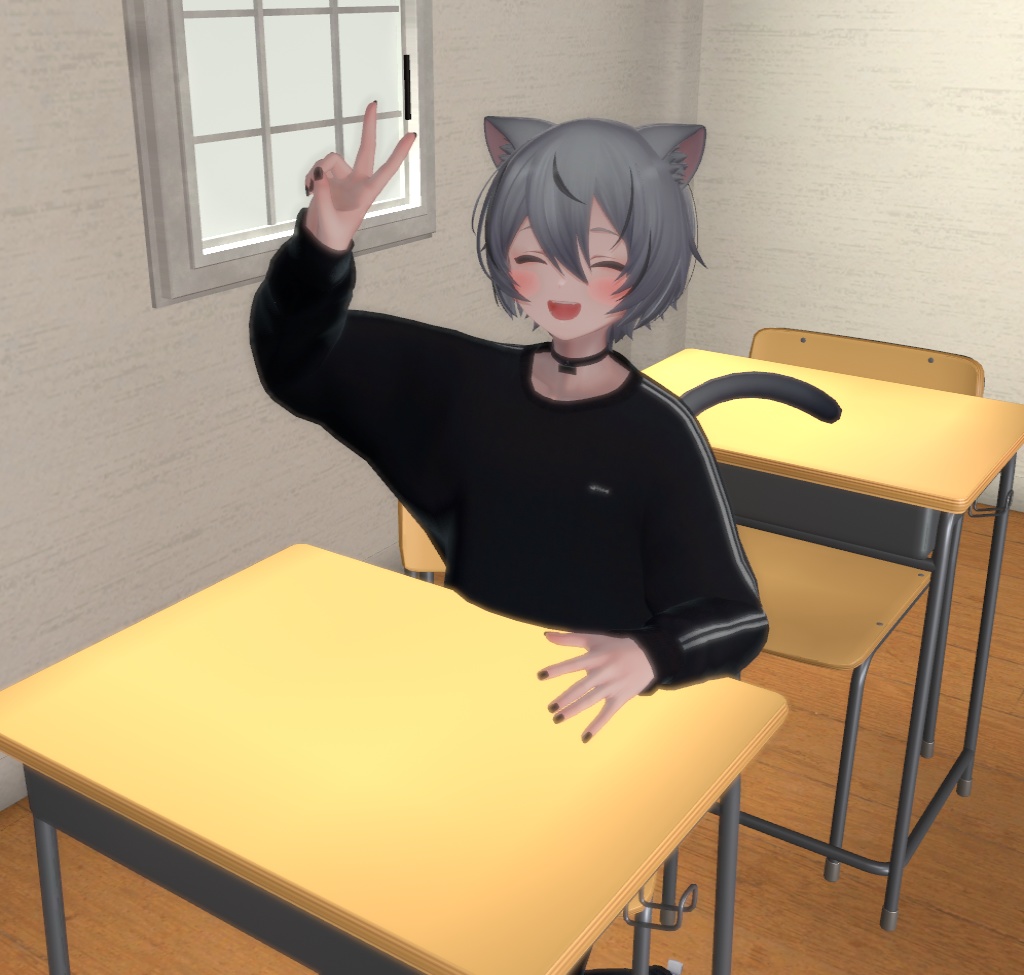 教室の机と椅子【VRChat】