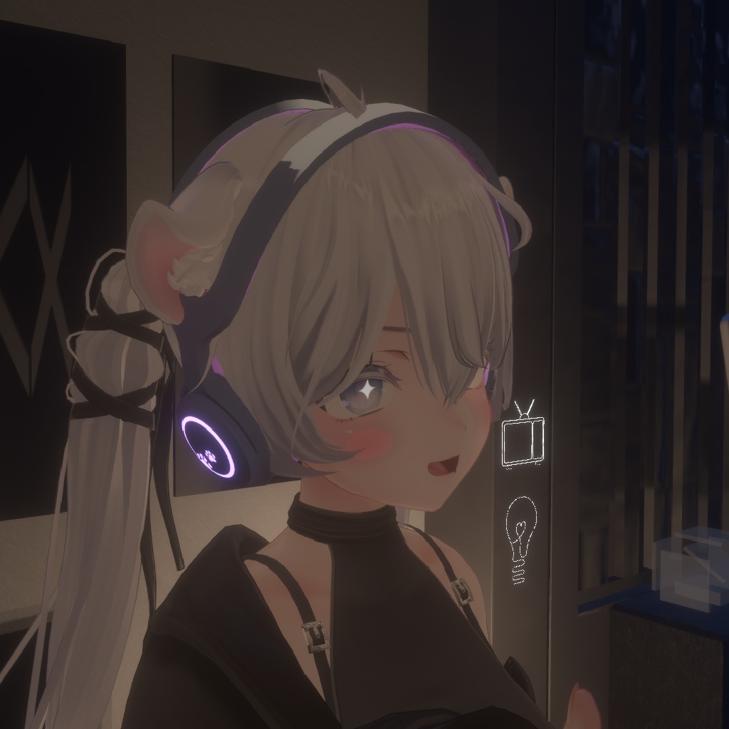 耳あきヘッドフォン【VRChat】