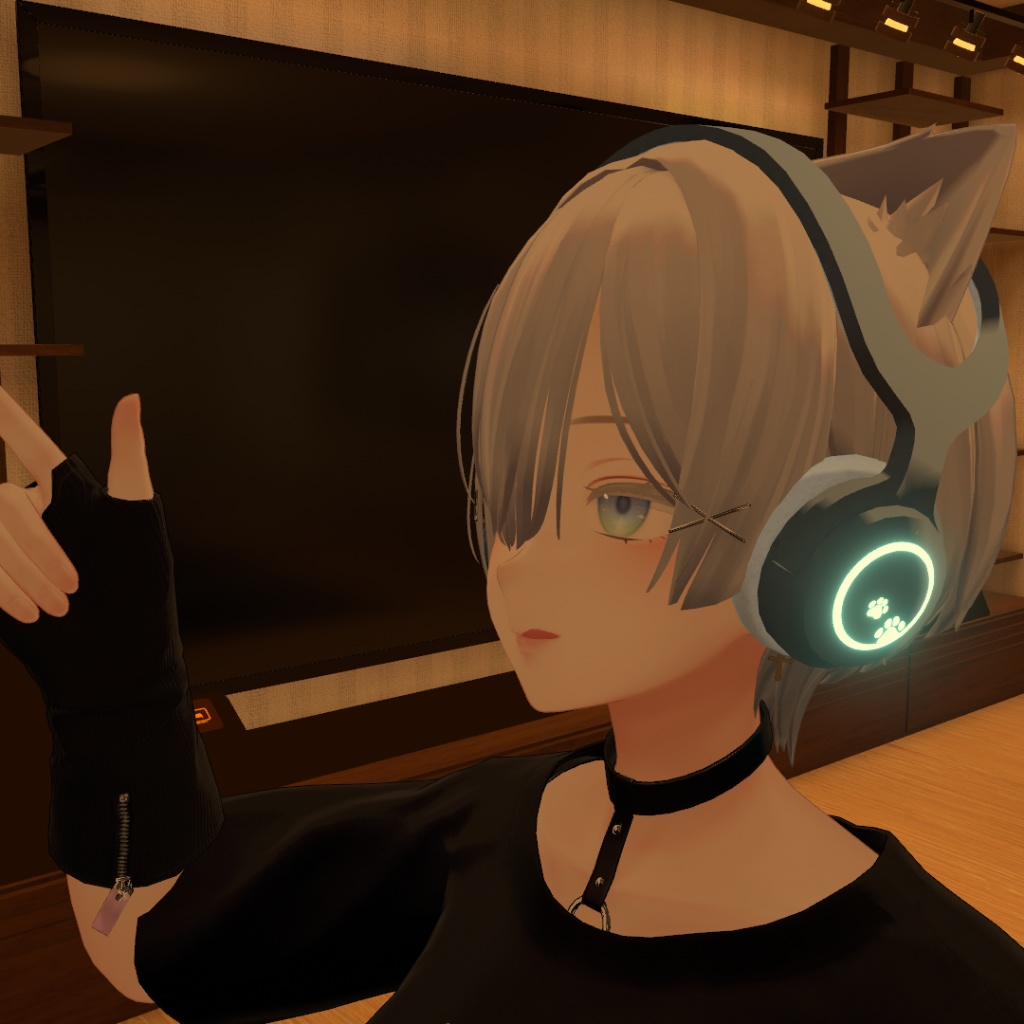 耳あきヘッドフォン【VRChat】