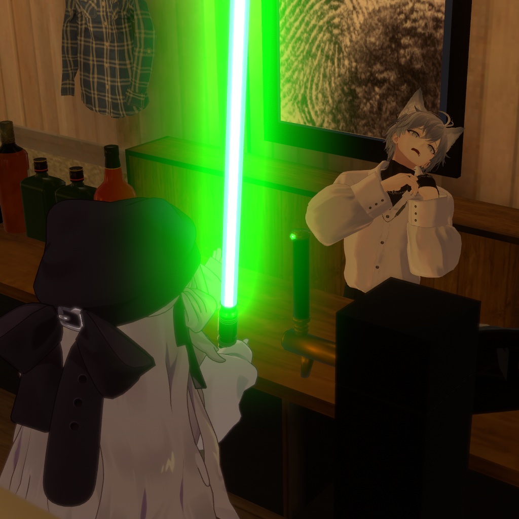 【アバターギミック】ビームセイバー【VRChat】